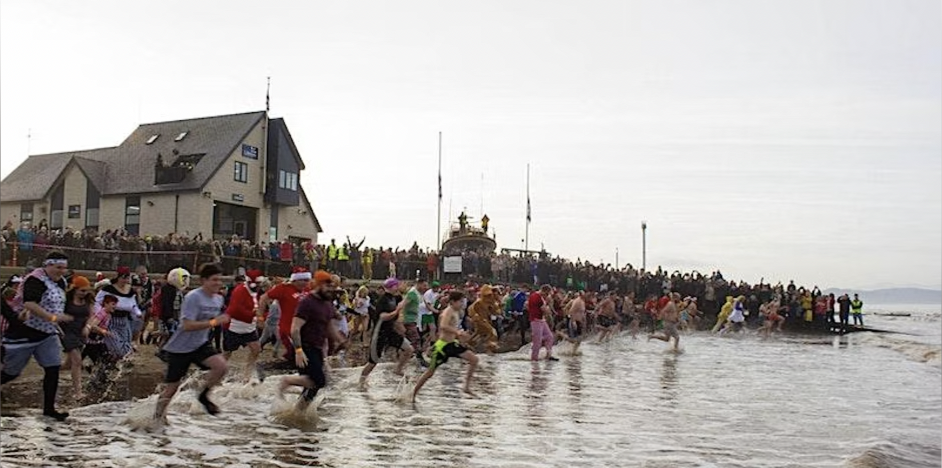 Rhyl Lifeboat Festive Dip